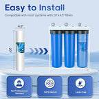 ICEPURE 5 Micron 20" x 4.5" Whole House Sediment Home Water Filter Replacement - Image 7