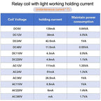 Electromagnetic Power Relay, 14-Pin 5 AMP 12V AC Relay Coil - Image 9