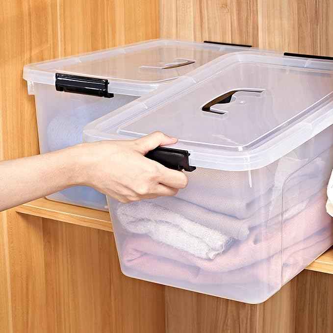 19 Quart Plastic Storage Bins