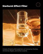 K&F CONCEPT 58mm Variable Star Filter Cross Screen Starburst Filter 4, 8 Points - Image 4