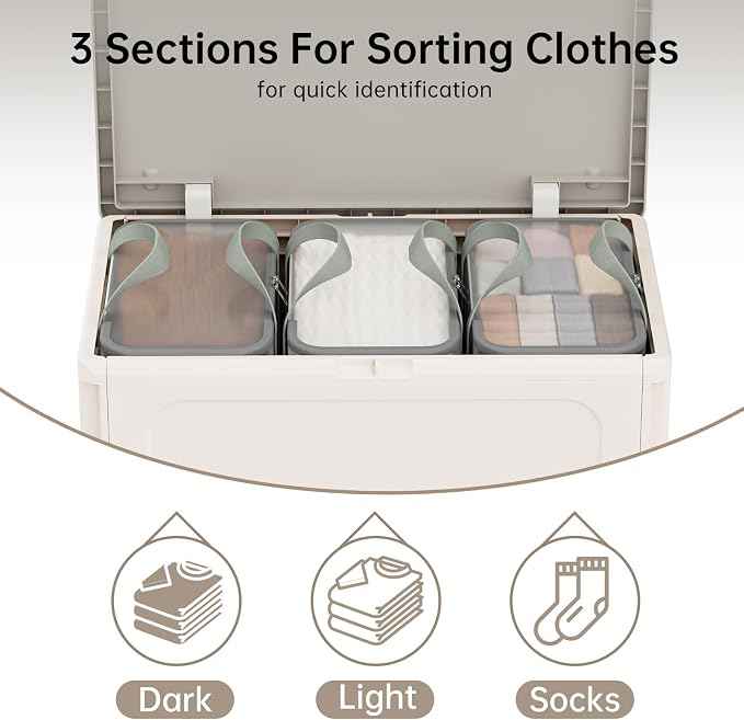 HAIXIN HOME 130L Stackable Storage Bin