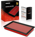 A-Premium High-performance, Pre-oiled Engine Air Filter Compatible by A-Premium