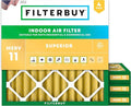 Filterbuy 18x18x2 Air Filter MERV 11 Superior Pet & Allergy Defense, by Filterbuy