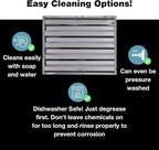 20" x 25" Stainless Steel Commercial Hood Filter – Dishwasher Safe, Welded - Image 7