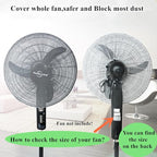 2 Pack-18" Fan Safety Protection Cover, Kid Children Finger Protect Fan Net - Image 5