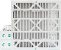 Glasfloss 24x24x4 MERV 10 4" Inch Pleated Air Filters Box of 3. Actual Size: by Glasfloss