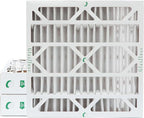 Glasfloss 20x20x4 MERV 10 4" Inch Pleated Air Filters Box of 3. Actual Size: by Glasfloss