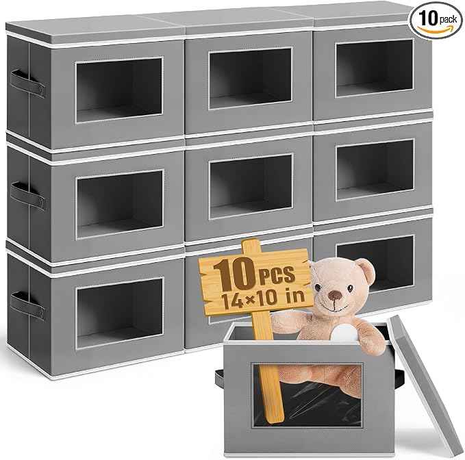 10 Pcs Fabric Storage Bins