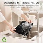 uahpet Pet Air Purifier for Home, Smoke for Large Rooms up to 2100 Ft² - Image 5