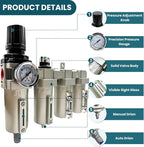 Upgraded 1/2" NPT Heavy Duty Industrial Grade 4 Stage Air Drying System - Image 3