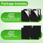 4 Packs KJ190L Replacement Filter Compatible - Image 6