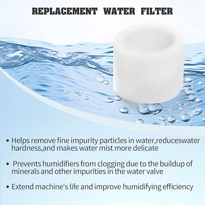 DerBlue 12pcs Wick Replacement Filter and 6pcs Top Fill Humidifier Replacement - Image 6