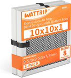 2-Pack 10x10x1 MERV 8 Reusable HVAC Electrostatic Furnace Filters