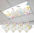 Fluorescent Light Covers for Ceiling Lights Spring Flowers Magnetic Light by Home+L6