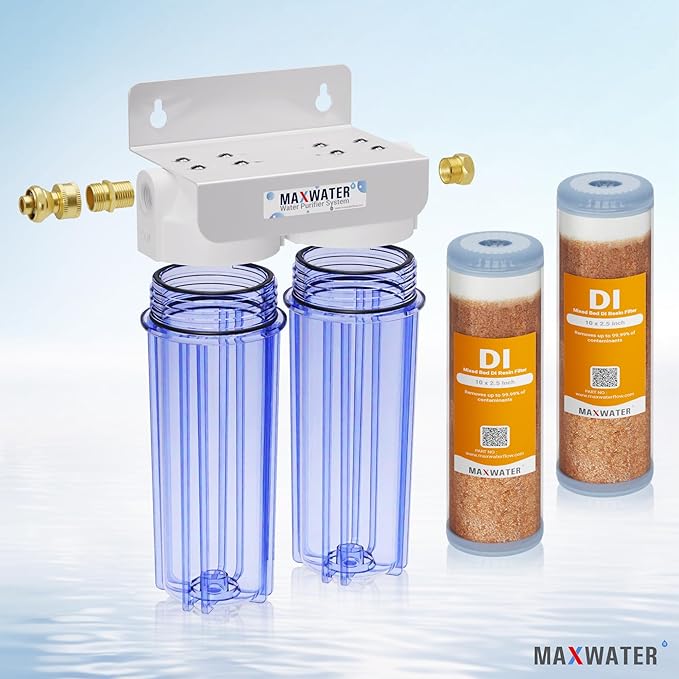 Max Water 2 Stage Deionized Spot Free Car Rinse Unit, Premium Water Deionizer - Image 2