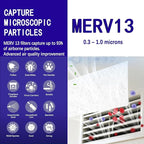 MERV 13 Filter Material, 23 Ft² Electrostatic Media Cut to Fit Air Filters - Image 2