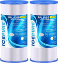 ICEPURE 5 Micron 10" x 4.5" Whole House Sediment Pleated Water Filter by ICEPURE