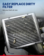 KAX Cabin Air Filter with Activated Carbon, CF10547 Replacement - Image 8
