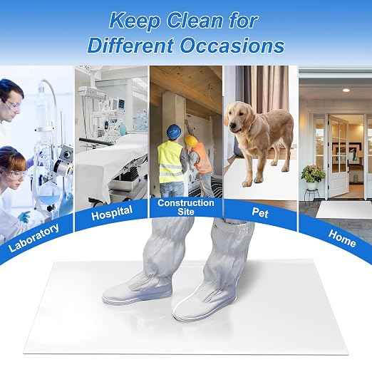 Sticky Mat Tacky Adhesive Pads 300 Sheets, 30 Sheets/Pack, Thickened Cleaning