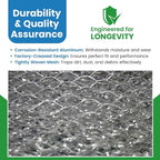 Filter Everything Washable Aluminum Air Filter – 14 x 25 x 1 – Permanent - Image 7