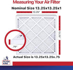 Filter King 13.25x13.25x1 Air Filter | 4-PACK | MERV 11 HVAC Pleated A/C - Image 2