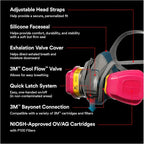 3M - 65023QLHA1-C Pro MultiPurpose Respirator - Image 3
