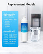 EcoAqua 11032531 Water Filter Replacement for Bosch® BORPLFTR50