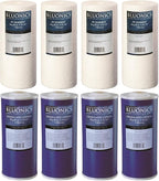 Bluonics Sediment & GAC Carbon Replacement Water Filters 8pcs 4.5" x 10 by BLUONICS