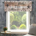 Rustic Star Brown Curtain Valances - Image 4