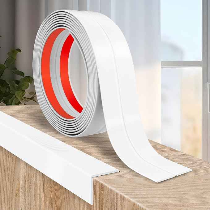 Flexible Wall Corner Protector Moulding Trim Peel and Stick Wall Corner Guards