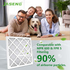 14x14x1 Air Filters, MERV 8 Pleated HVAC Furnace Filters - Image 2