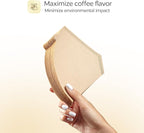 100 Count #4 Unbleached Paper Coffee Filters - Image 5