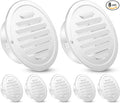 Zonon 8pcs Stainless Steel Soffit Vents 6 Inch Round Dryer Vent Cover by Zonon
