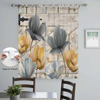 Spring Tulips Flower Living Room Curtains 84 Inch Length, Window Curtains Tab - Image 4