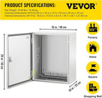 VEVOR NEMA Steel Enclosure, IP66 Waterproof & Dustproof, Outdoor/Indoor - Image 7