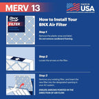 BNX TruFilter 20x30x1 Air Filter MERV 13 - Image 4