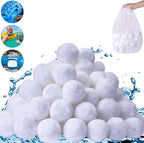4.6 lbs Pool Filter Balls for Sand Filter, Eco-Friendly Reusable Pool Fiber by Sethvill
