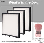 Nail Dust Collector Replacement Filters, 3 Pack Nail Tech Dust Collector Filter - Image 7