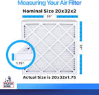 Filter King 20x32x2 Air Filter | 6-PACK | MERV 8 HVAC Pleated A/C Furnace - Image 2