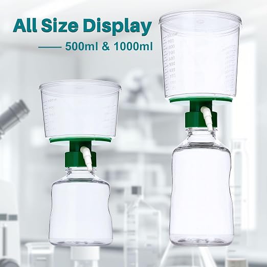 500ml Vacuum Filtration System, Disposable Sterile Vacuum Filter Units - Image 5