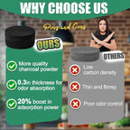 6.7 Inch Charcoal Filters for 10 Pack Kitchen Countertop Compost Bins - Image 6