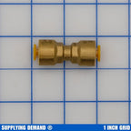 Supplying Demand SB1 1/4 Inch Quick Connect HVAC Brass Coupler Fitting - Image 2