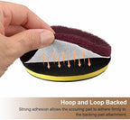 HARFINGTON 24pcs Scrubber Scouring Pads 400 Grits 4 Inch Drill Power Brush Hoop - Image 5