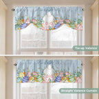 Spring Easter Tie Up Valance Curtains - Image 5