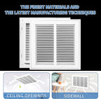 14x14 Return Air Grille, Return Air Vent Cover - Image 5