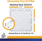 Filter King 12x27x1 Air Filter | 6-PACK | MERV 13 HVAC Pleated A/C Furnace - Image 2