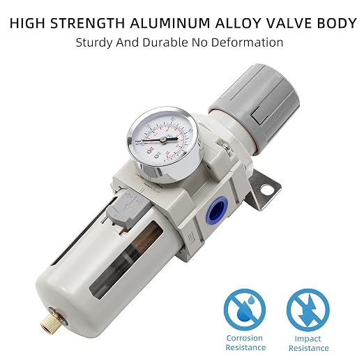 Air Compressor Water Separator Filter 3/4" NPT 0-150 PSI, Compressed Filter - Image 6