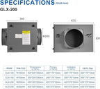 Inline Filter Box 8", 3-Layer Air Filtration Box - Image 4