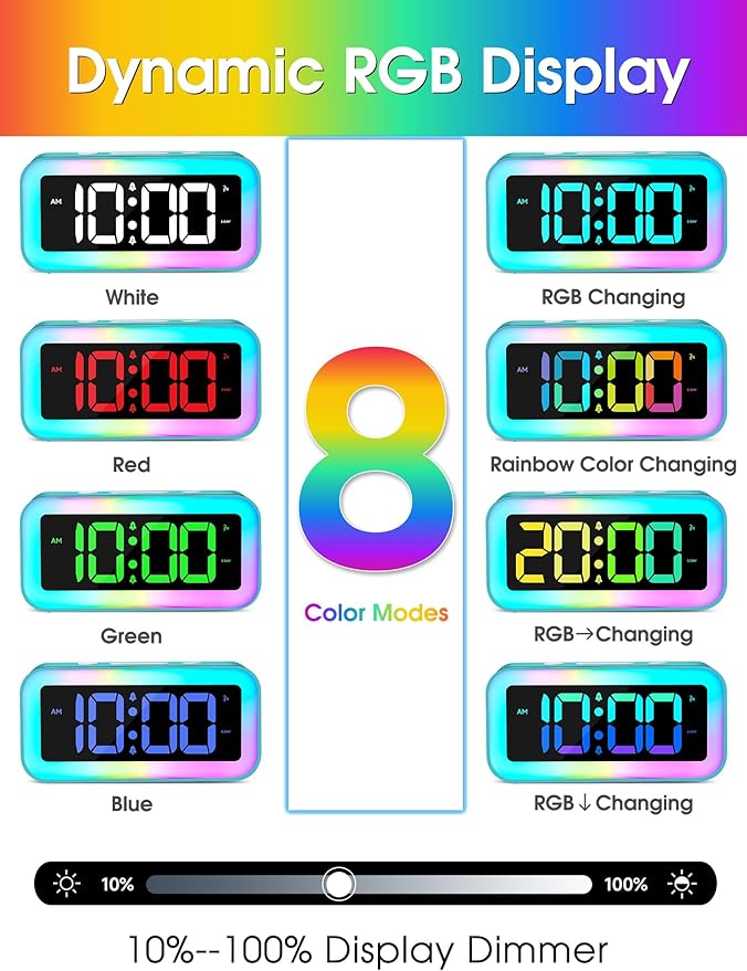 Cadmos Loud Alarm Clock for Bedrooms - Image 3