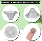 Funrous Stainless Steel Screens 3/4 Inch Conical Design Bowl Screen Filters - Image 4